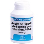 ACEITE HIGADO DE BACALAO C/VIT.A-D-E 180 CAPS. 500 MG. EQUISALUD Foto: ACEITE DE HÍGADO DE BACALAO 120CÁP